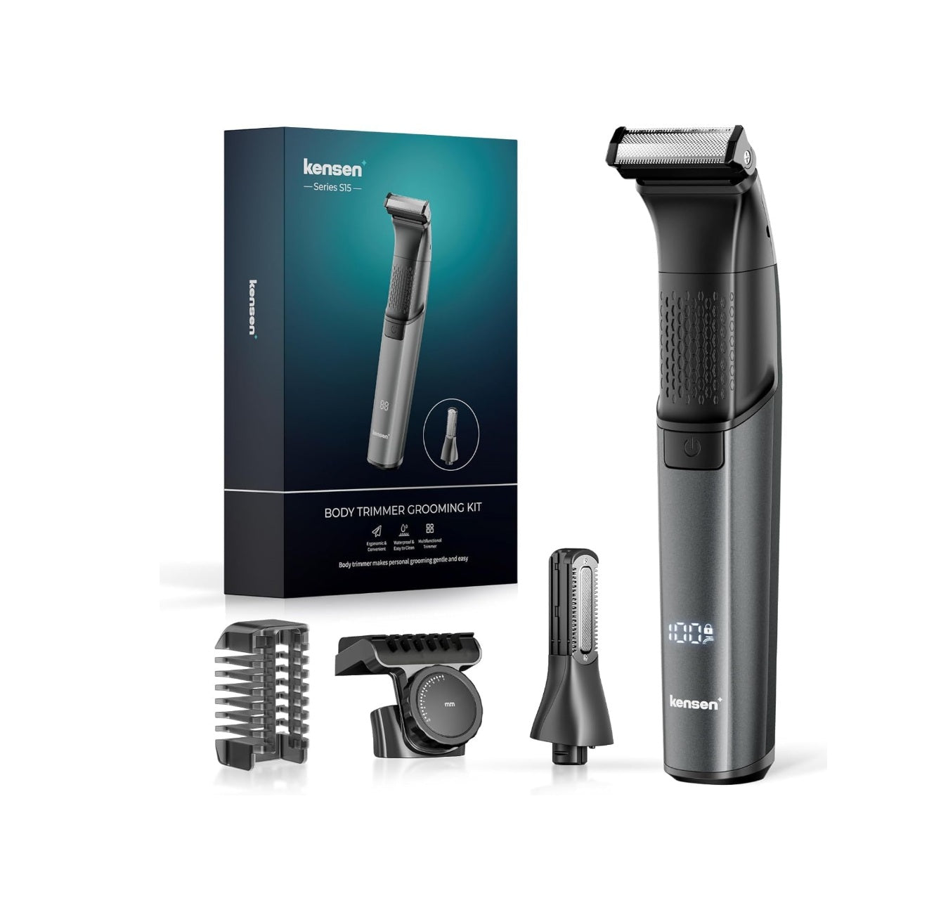 Body Hair Trimmer for Men - 6.0 Upgraded Men's Beard Trimmer