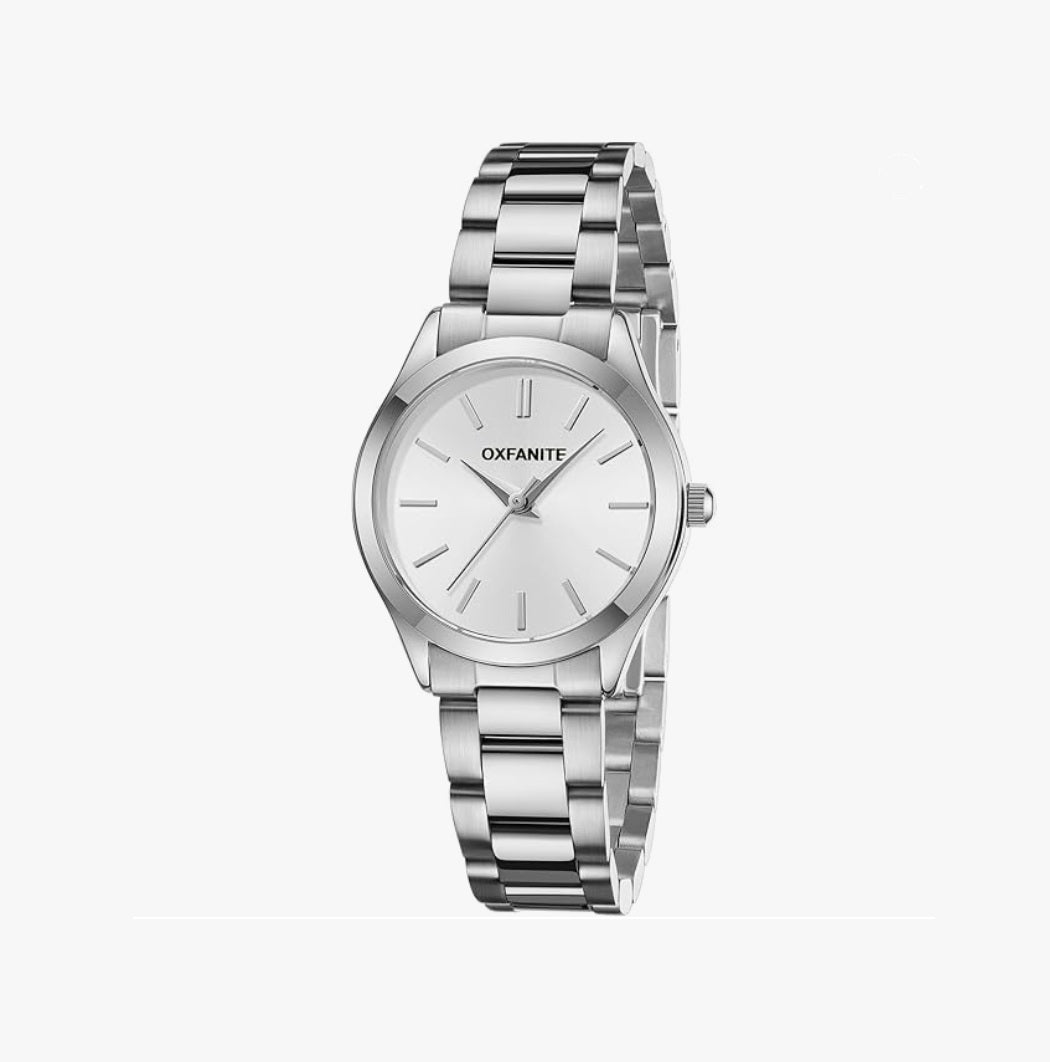 Women's quartz watch , Waterproof , Stainless Steel, 28mm