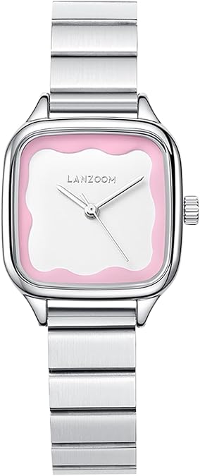 Watch for Women Pink Easy Read, 316L Stainless Steel Case
