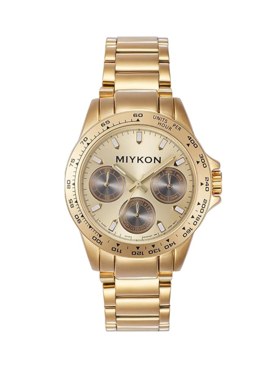 Watch Men’s Classic Solid Stainless Steel Watch, 40mm - GOLD