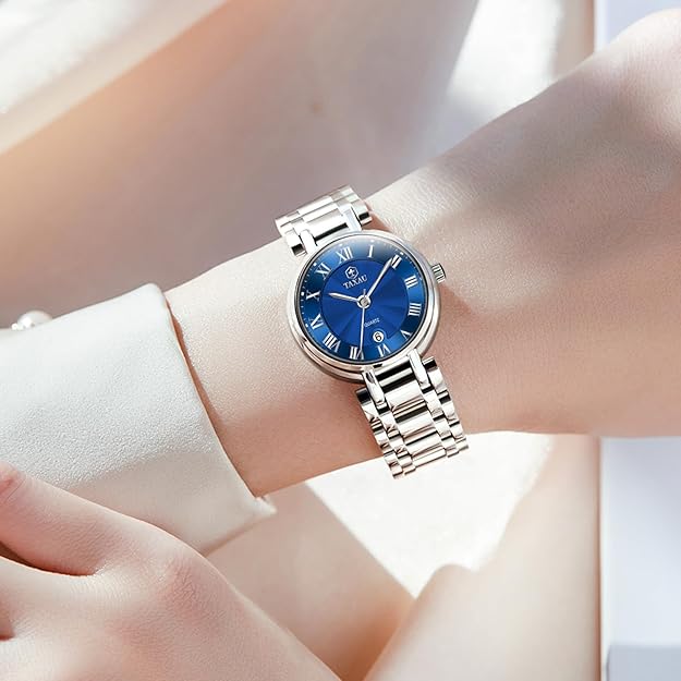 Women's Watch Luxury Waterproof Stainless Steel Analog Quartz