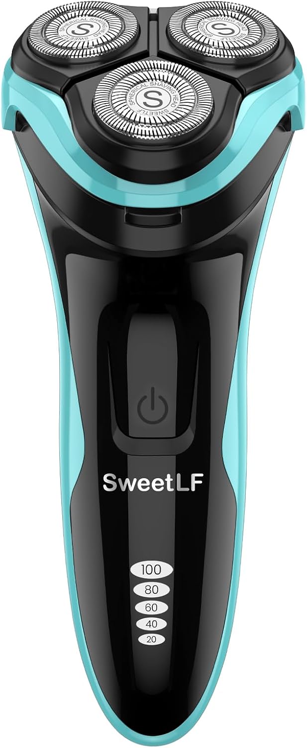 Electric Razor for Men, Waterproof Electric Shaver, Rechargeable