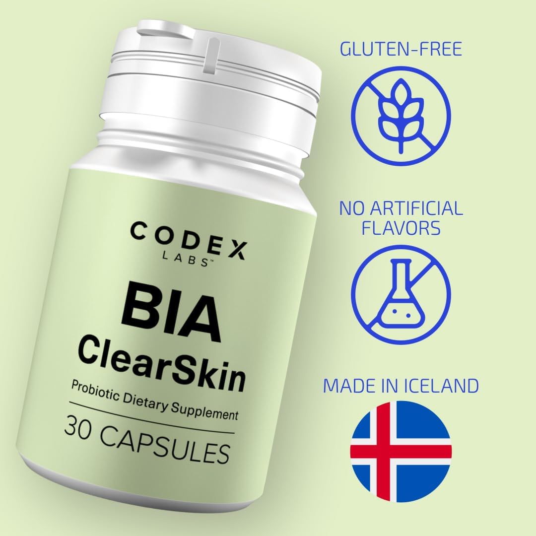 Codex Labs BIA ClearSkin Synbiotic Dietary Supplement
