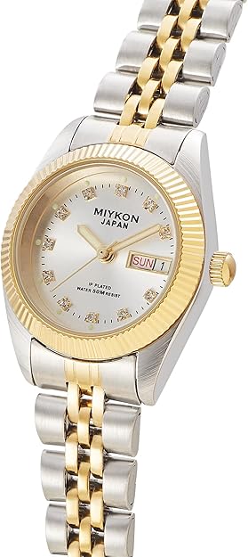 Miykon Silver and Gold Watches for Women 26mm Watch - Gold / Silver