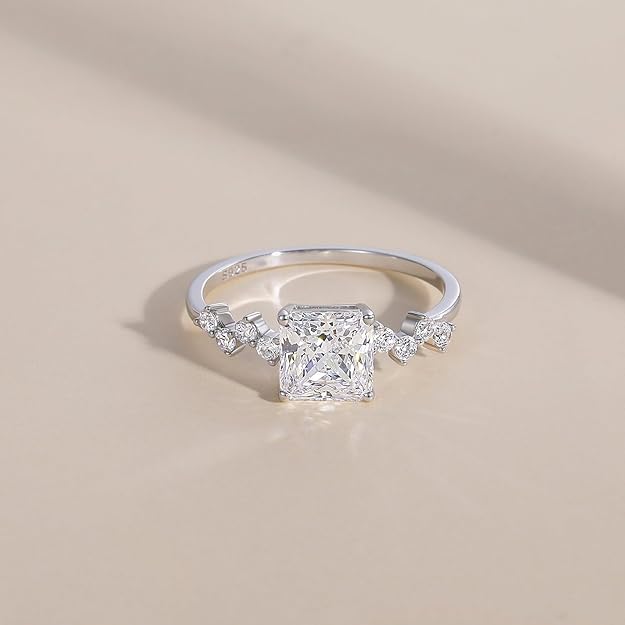 Engagement Rings for Women, Cubic Zirconia - Size 6