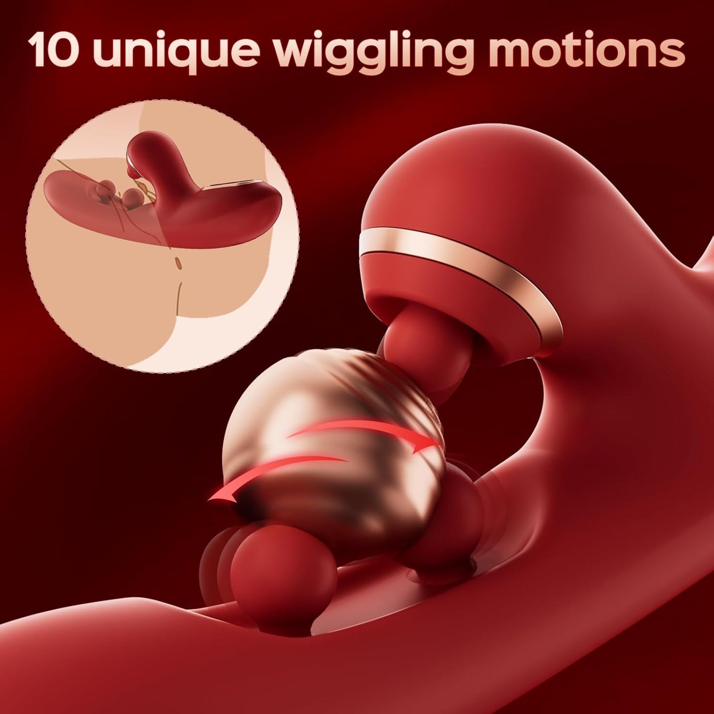 Honeyplaybox Thrusting Vibrator with 10×3 Modes