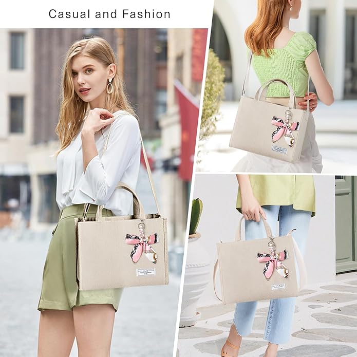 Tote Bag for Women Stylish Top Handle Handbag Purse with Zipper