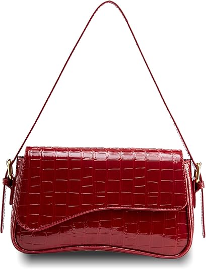 Shoulder Bags, Crossbody Purses for Women Vegan Leather - Red