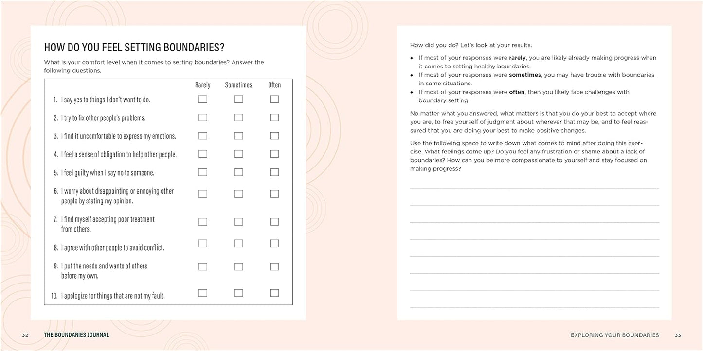 Book: The Boundaries Journal: Prompts and Practices for Healthier Relationships