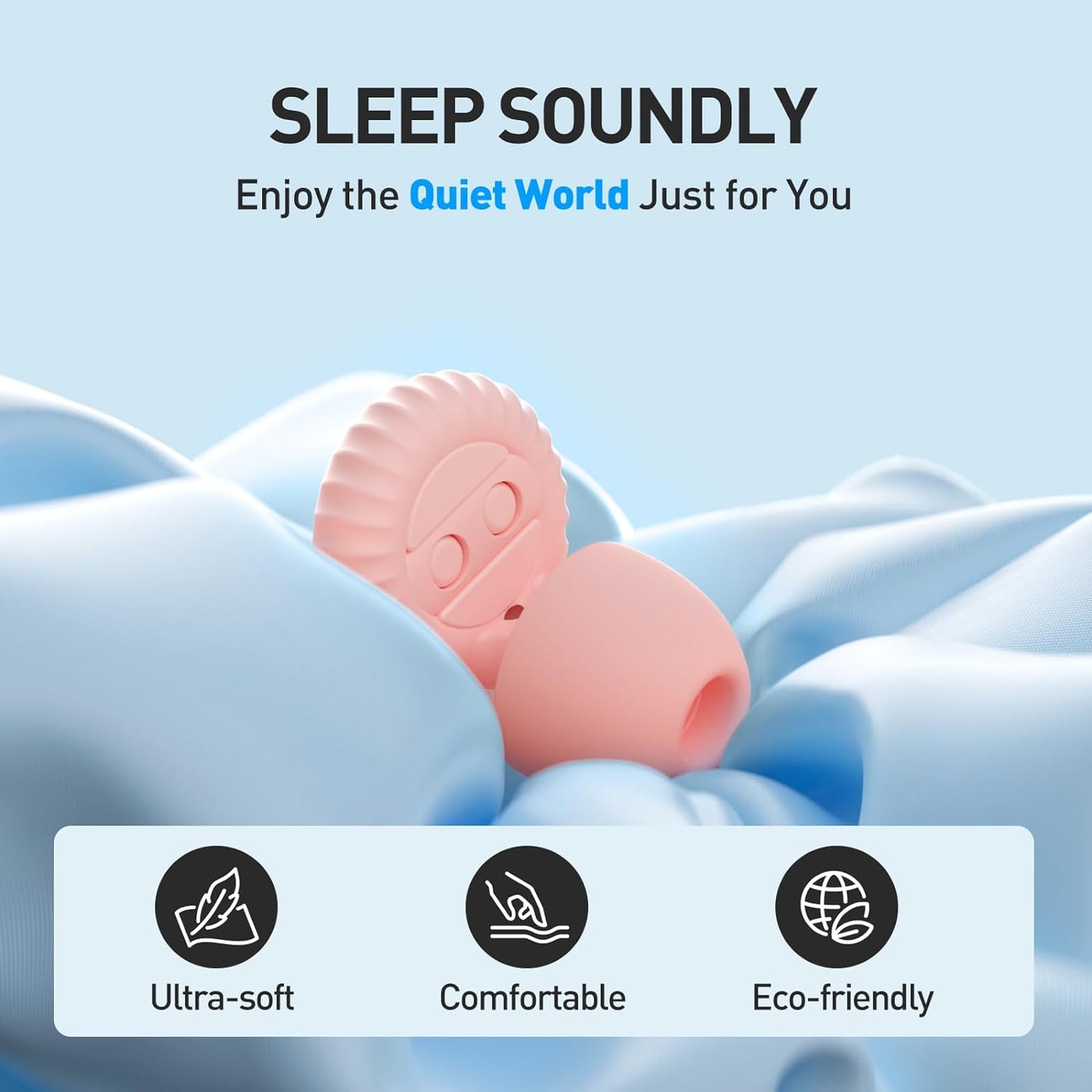Noise Cancelling Ear Plugs - Pink