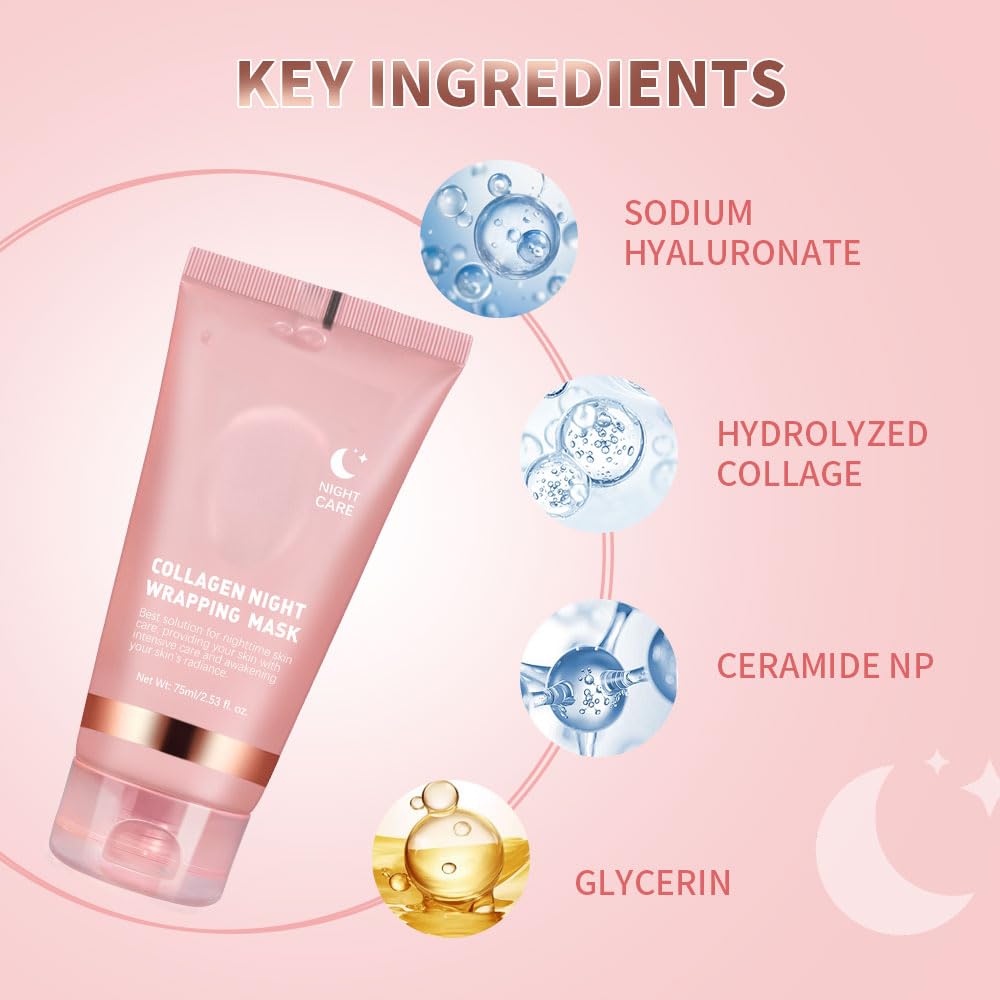 Collagen Overnight Wrapping Peel Off Facial Mask