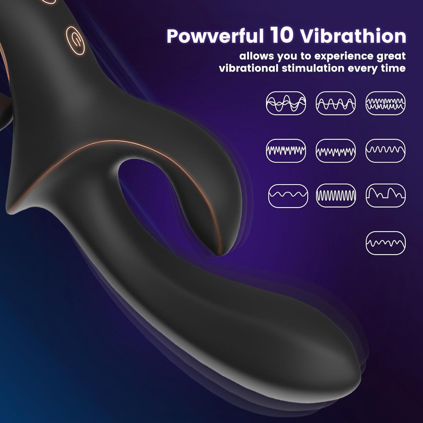G Spot Dildo Massager Vibrator - 10 Modes
