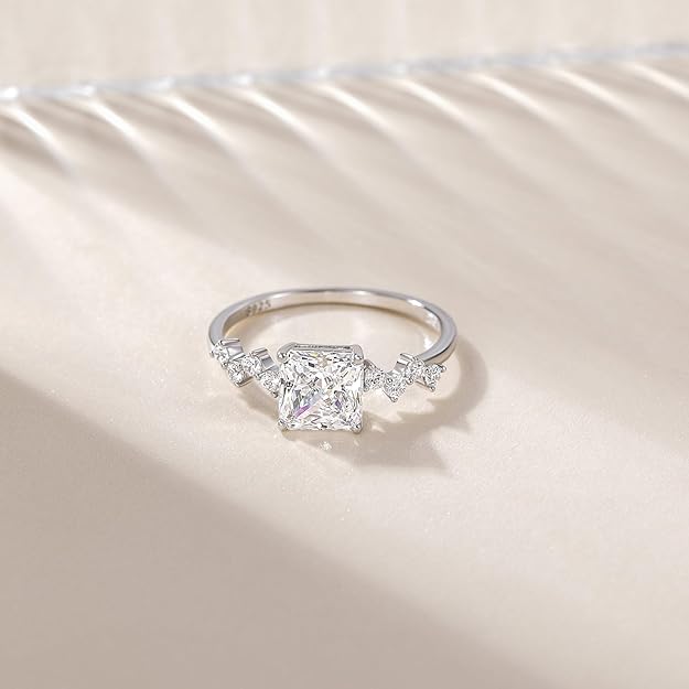 Engagement Rings for Women, Cubic Zirconia - Size 6