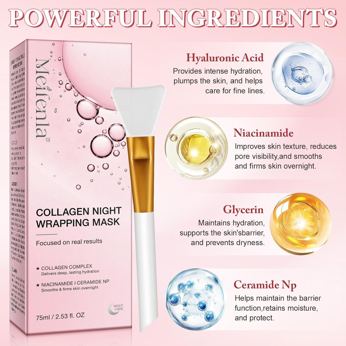 Collagen Night Wrapping Mask - 75ml.