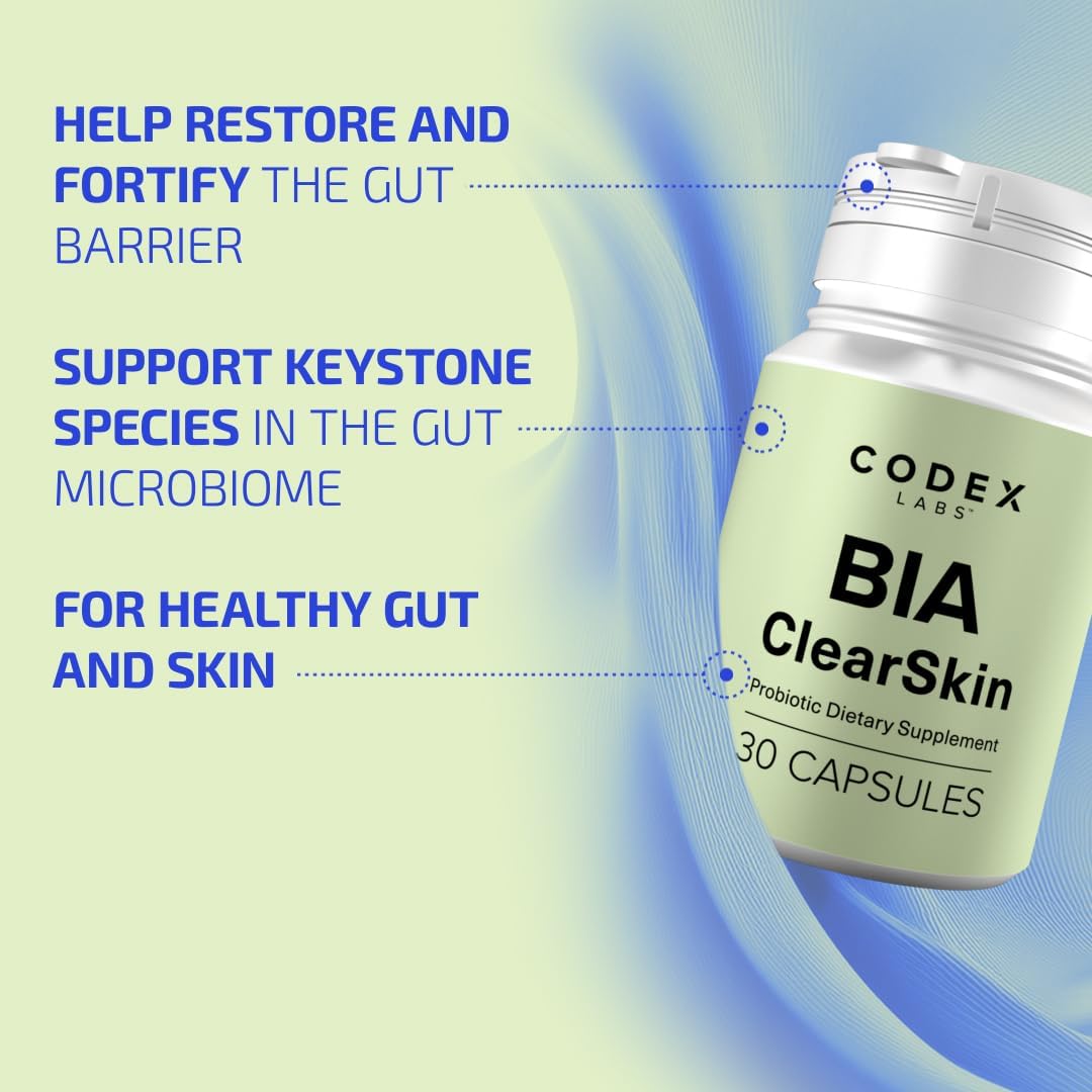 Codex Labs BIA ClearSkin Synbiotic Dietary Supplement