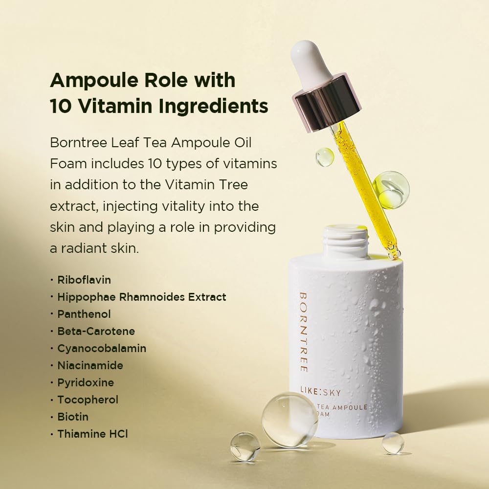Like Sky Leaf Tea Ampoule Oil Foam 5.07 fl oz