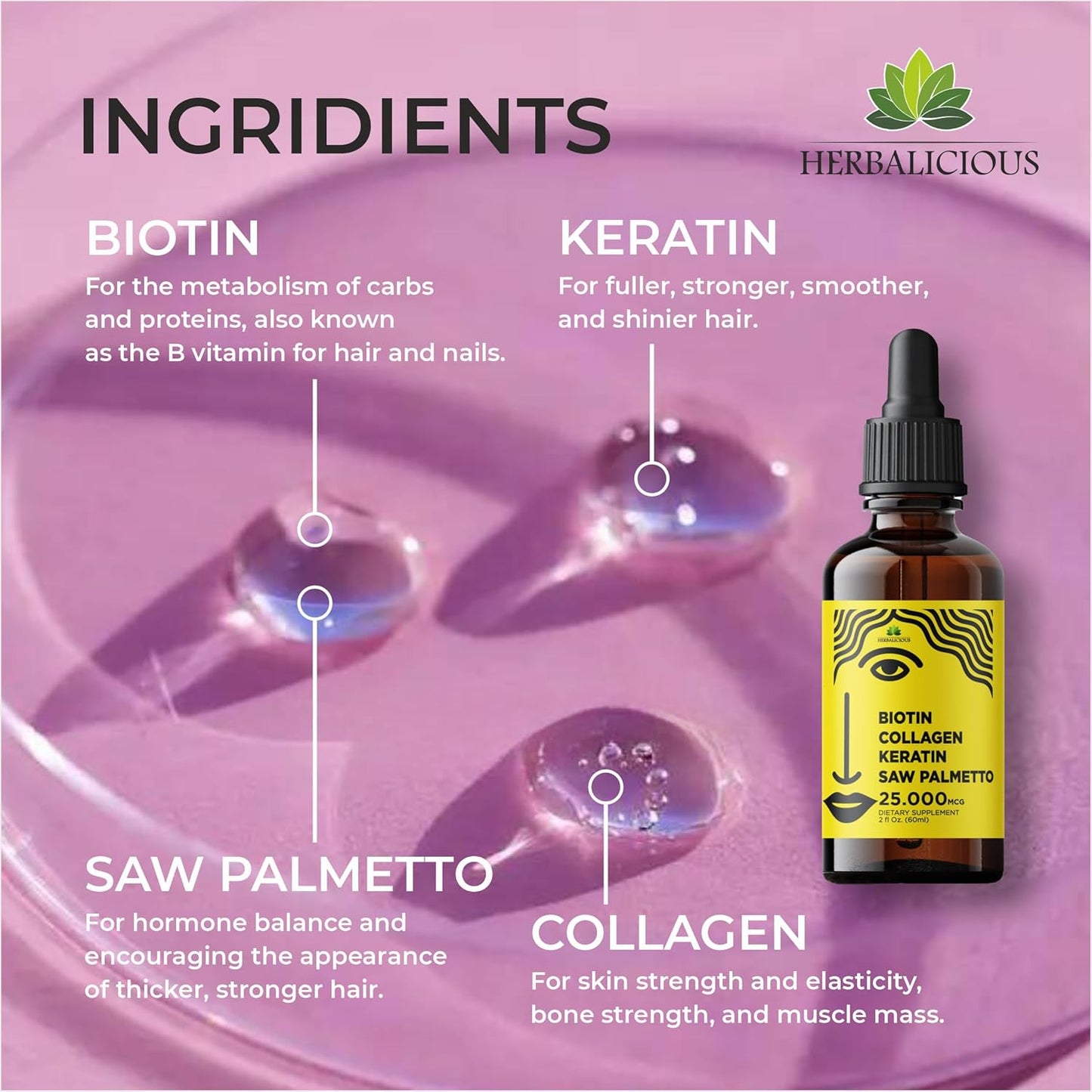 Collagen Supplements for Women 2fl oz