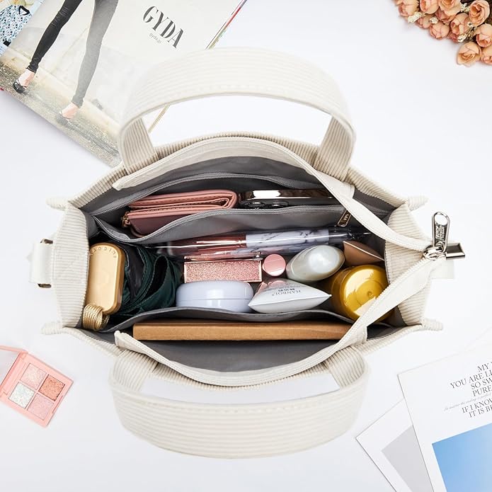 Tote Bag for Women Stylish Top Handle Handbag Purse with Zipper
