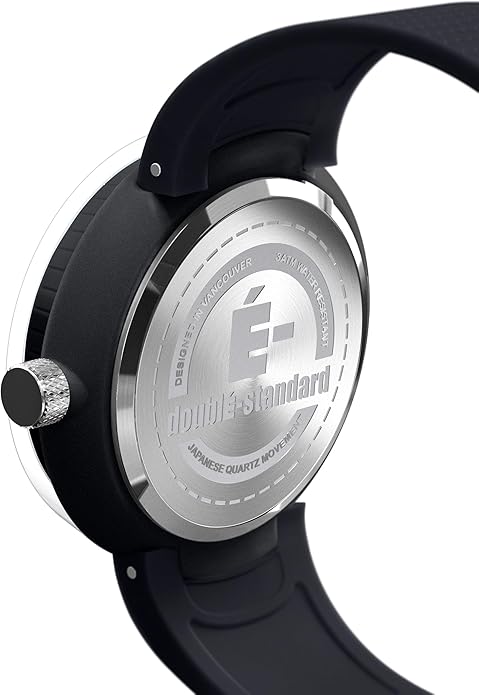 doublÉ-Standard É-CLAT Fashion Watch for Men & Women - BLACK
