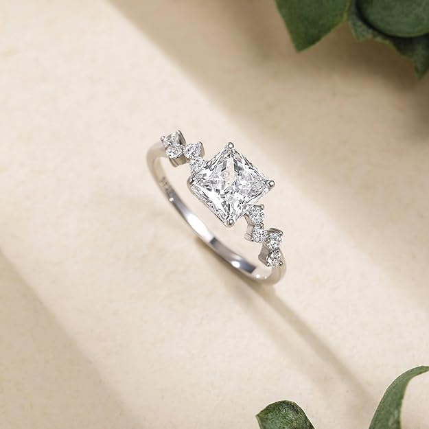Engagement Rings for Women, Cubic Zirconia - Size 6