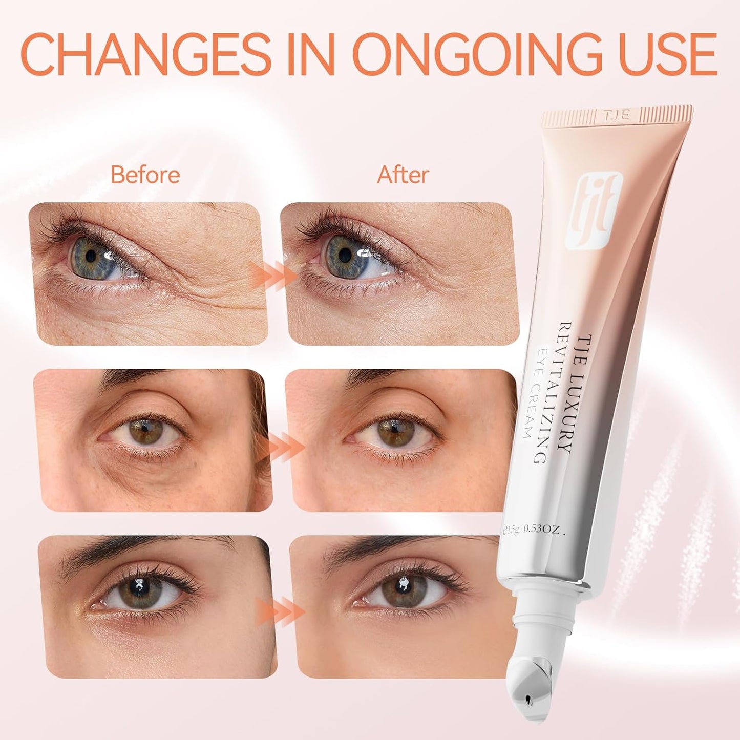 Eye Cream Caffeine, Dark Circles Under Eye Treatment with Ectoin