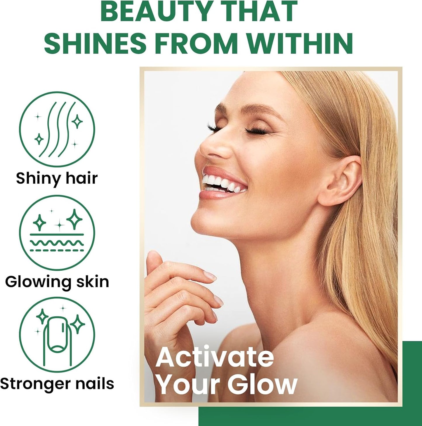Venture Pal Hair Growth Gummies - Biotin, Collagen & Saw Palmetto