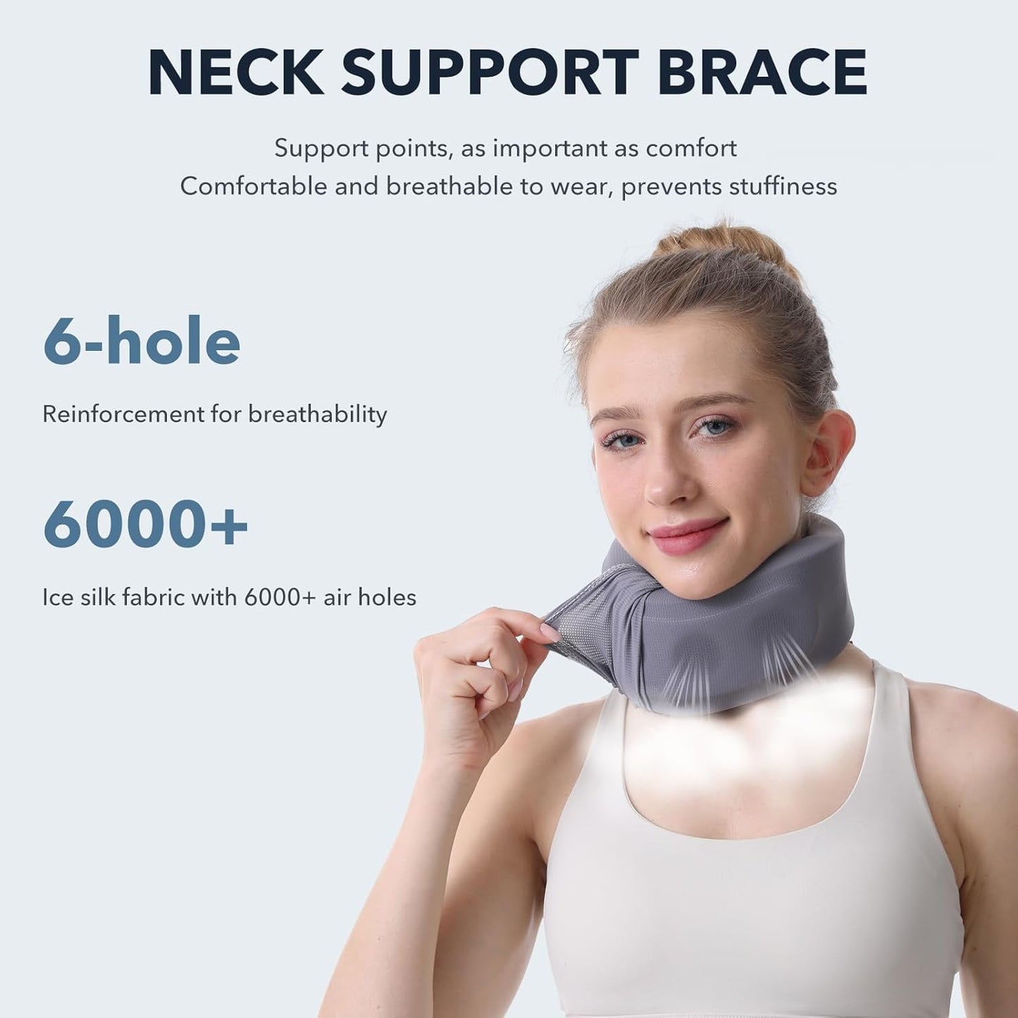 Soft Neck Brace Cervical Collar for Neck Posture Relief Pain - LARGE