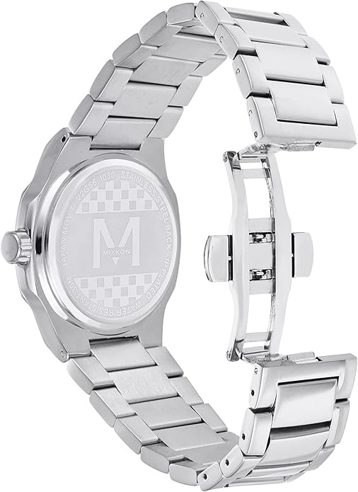 Watch Men’s Classic Solid Stainless Steel Watch, 44mm.