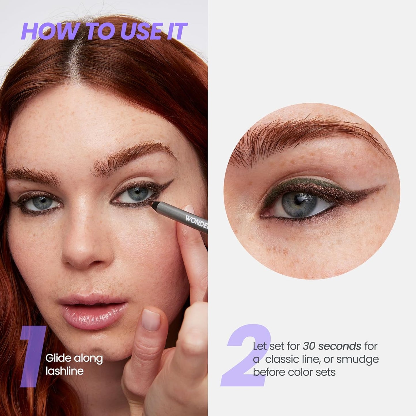 Wonderskin 1440 Longwear Pink Eyeliner Pencil with Sharpener - ICING