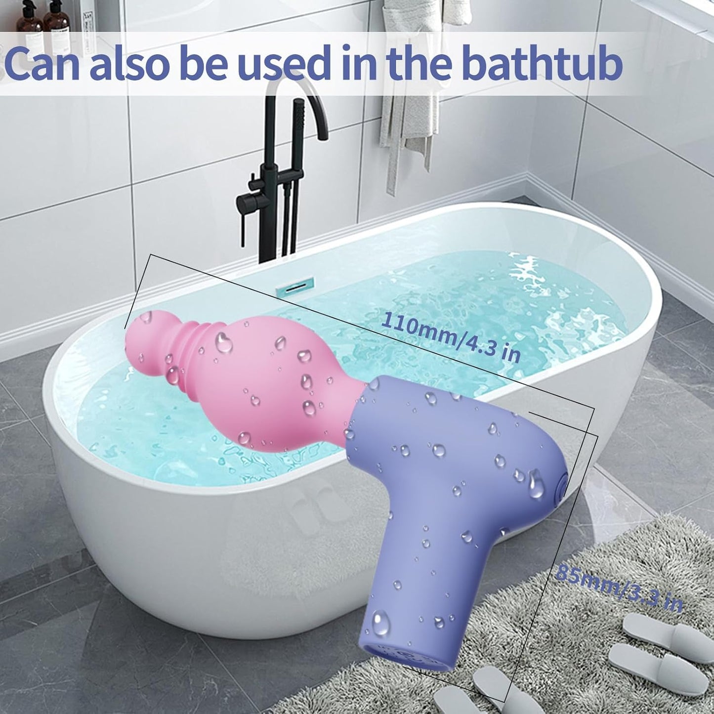 Gun Shaped Vibrator for Women - High Intensity Rechargeable Waterproof