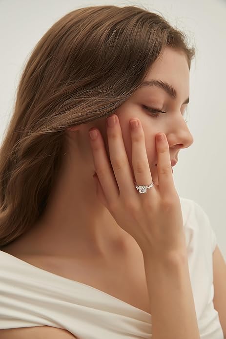 Engagement Rings for Women, Cubic Zirconia - Size 6
