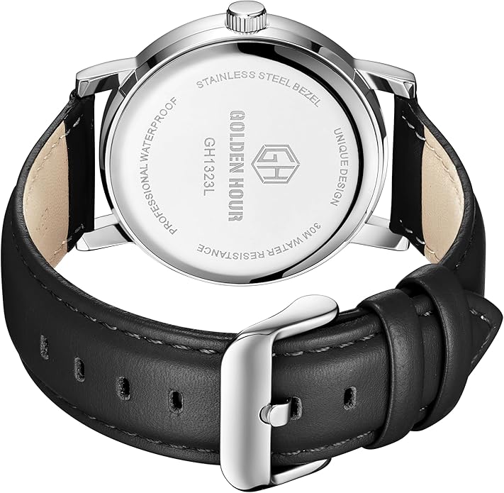 Watch Men’s Quartz Analog Easy to Read 38mm GOLDEN HOUR