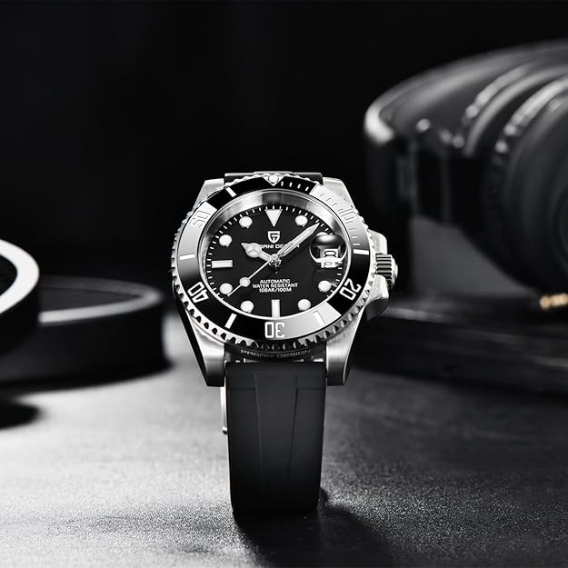 Watch Pagani Design Submariner PD-1661 Automatic Mechanical, 40mm Black Dial.