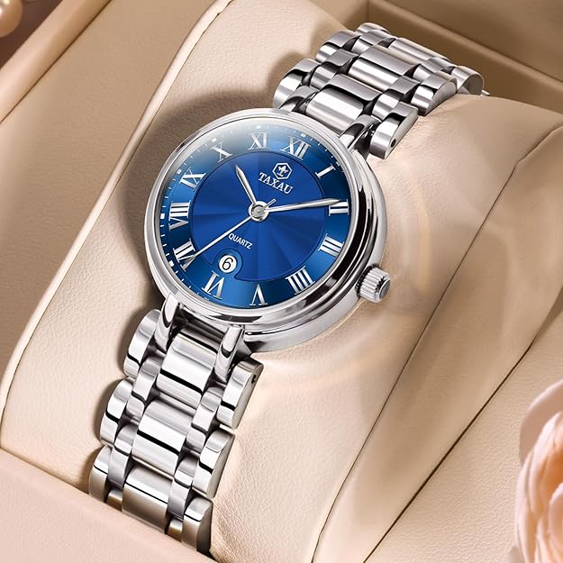 Women's Watch Luxury Waterproof Stainless Steel Analog Quartz
