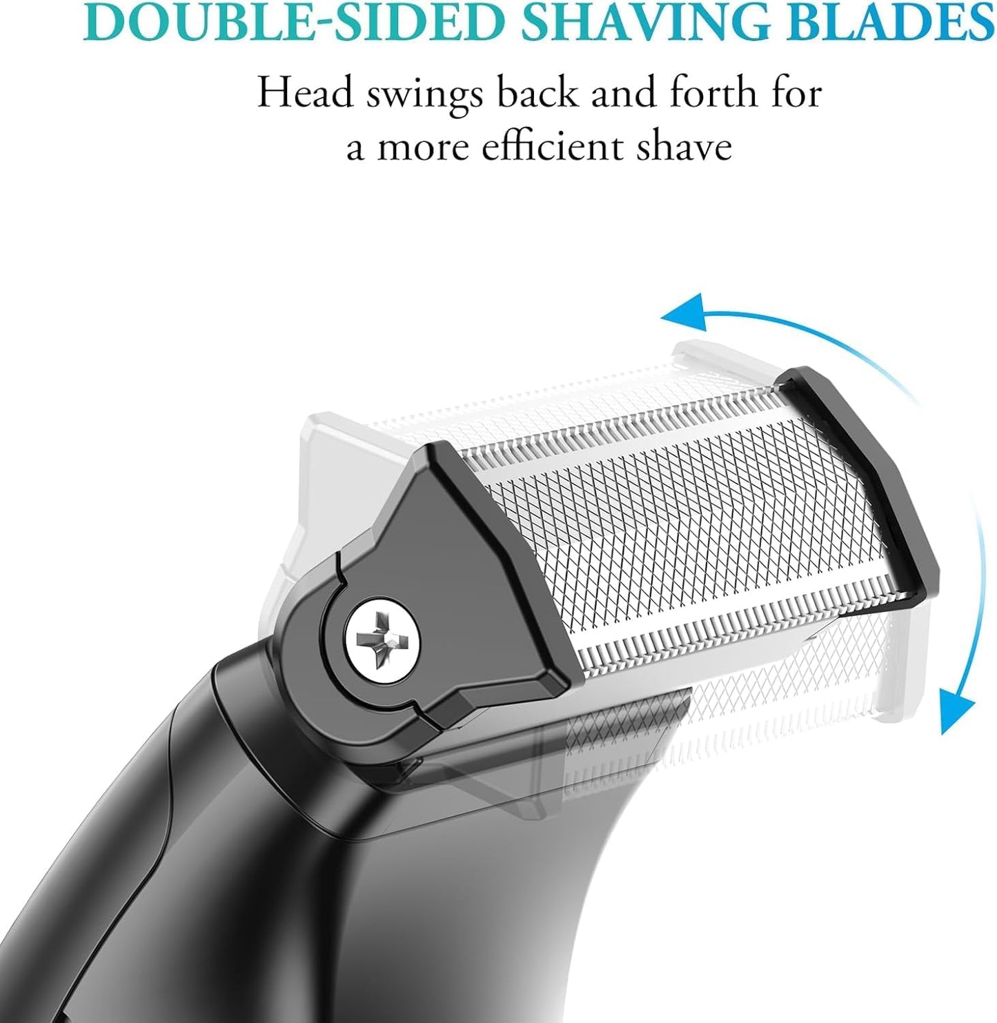Body Hair Trimmer for Men - 6.0 Upgraded Men's Beard Trimmer