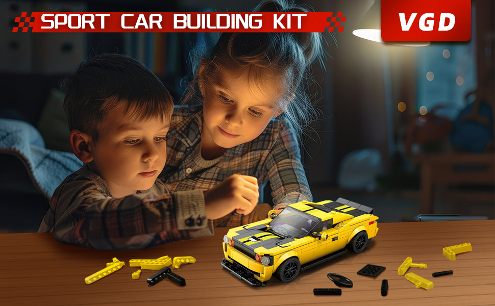 Race Car Building Sets MOC Sports Car Toy for Boys, 1:24 Scale