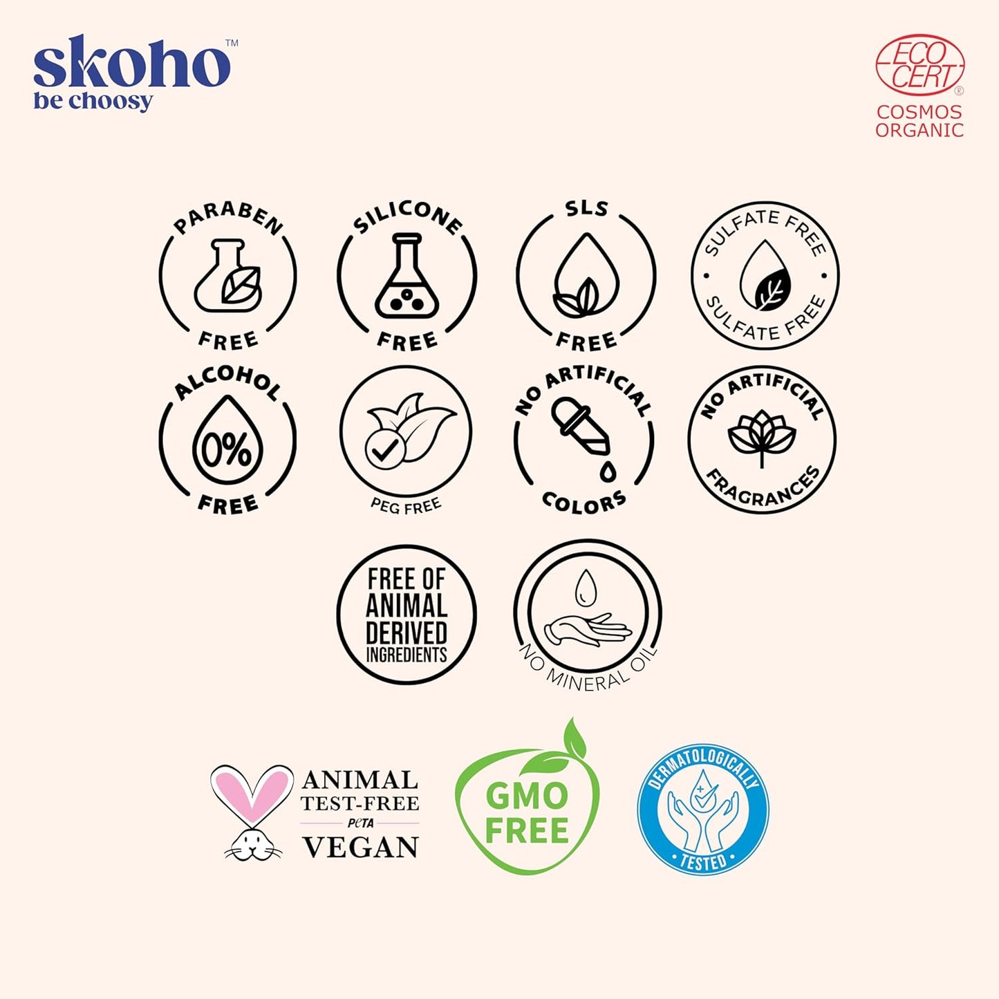 SKOHO - Vitamin C Face Serum with 98.932% Naturality | Reduces dark spots