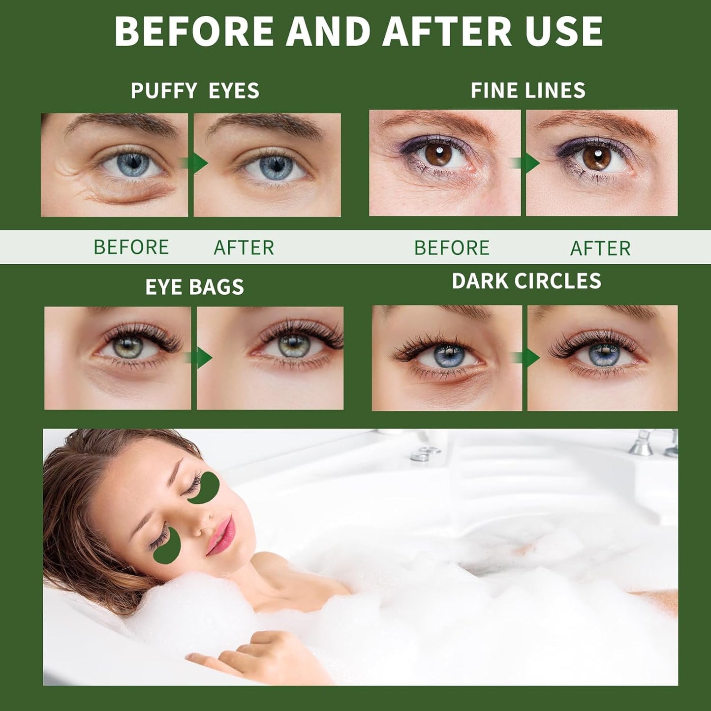 Under Eye Patches for Puffy Eyes 70PCS
