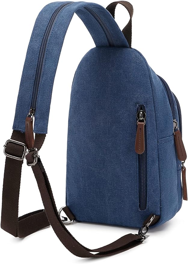 Sling Bag Small Retro Canvas 2 in 1