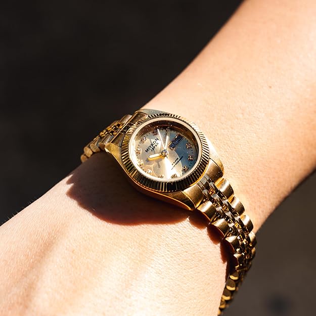 Miykon Silver and Gold Watches for Women 26mm Watch - Gold / Silver