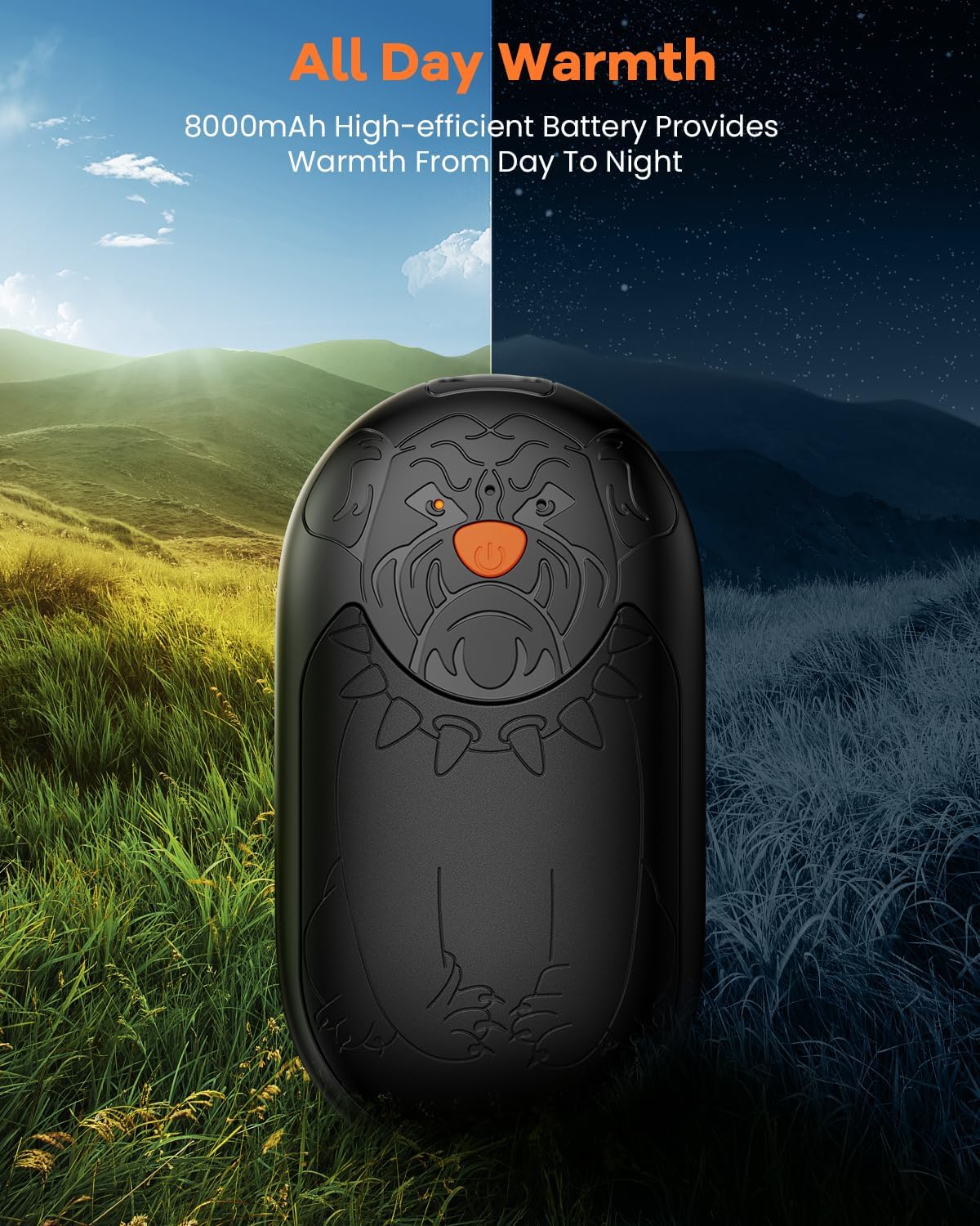 Hand Warmers Rechargeable 2 Pack, 8000mAh