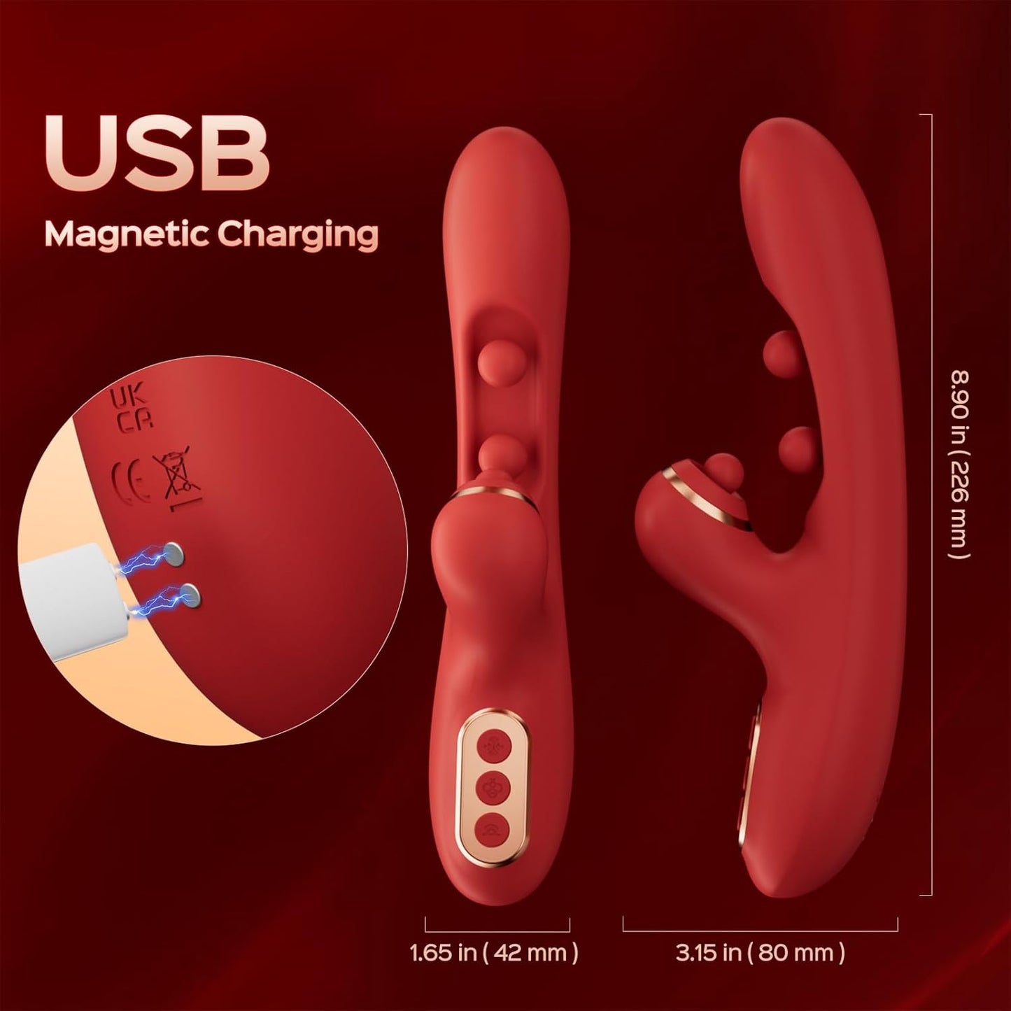 Honeyplaybox Thrusting Vibrator with 10×3 Modes