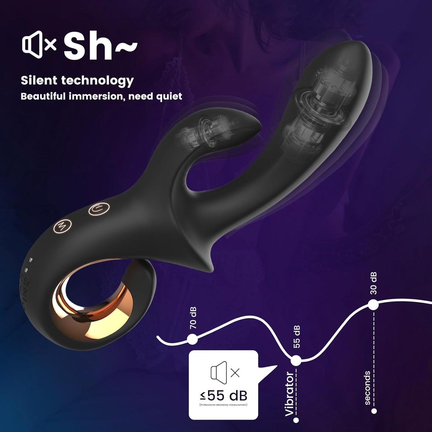 G Spot Dildo Massager Vibrator - 10 Modes