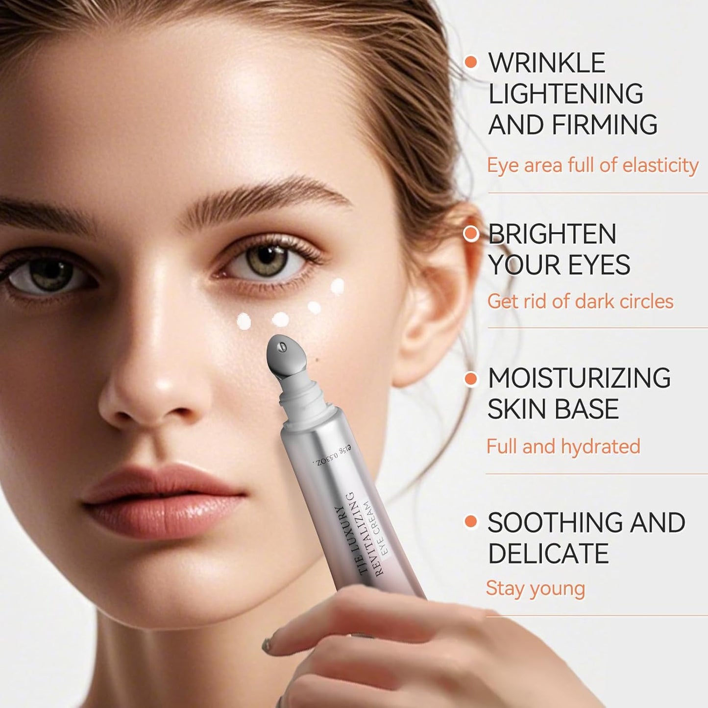 Eye Cream Caffeine, Dark Circles Under Eye Treatment with Ectoin