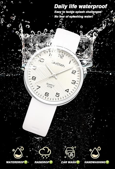 Watch Water resistant, Analog Women's - WHITE