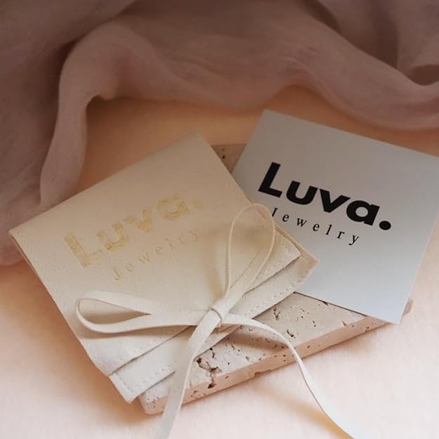 LUVA Knot Stud Earrings for Women, 18K Gold Plated