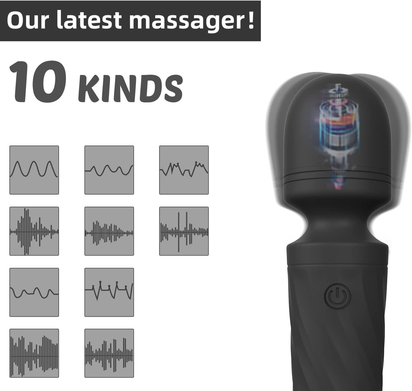 Personal Massager - 10 Modes - Mini