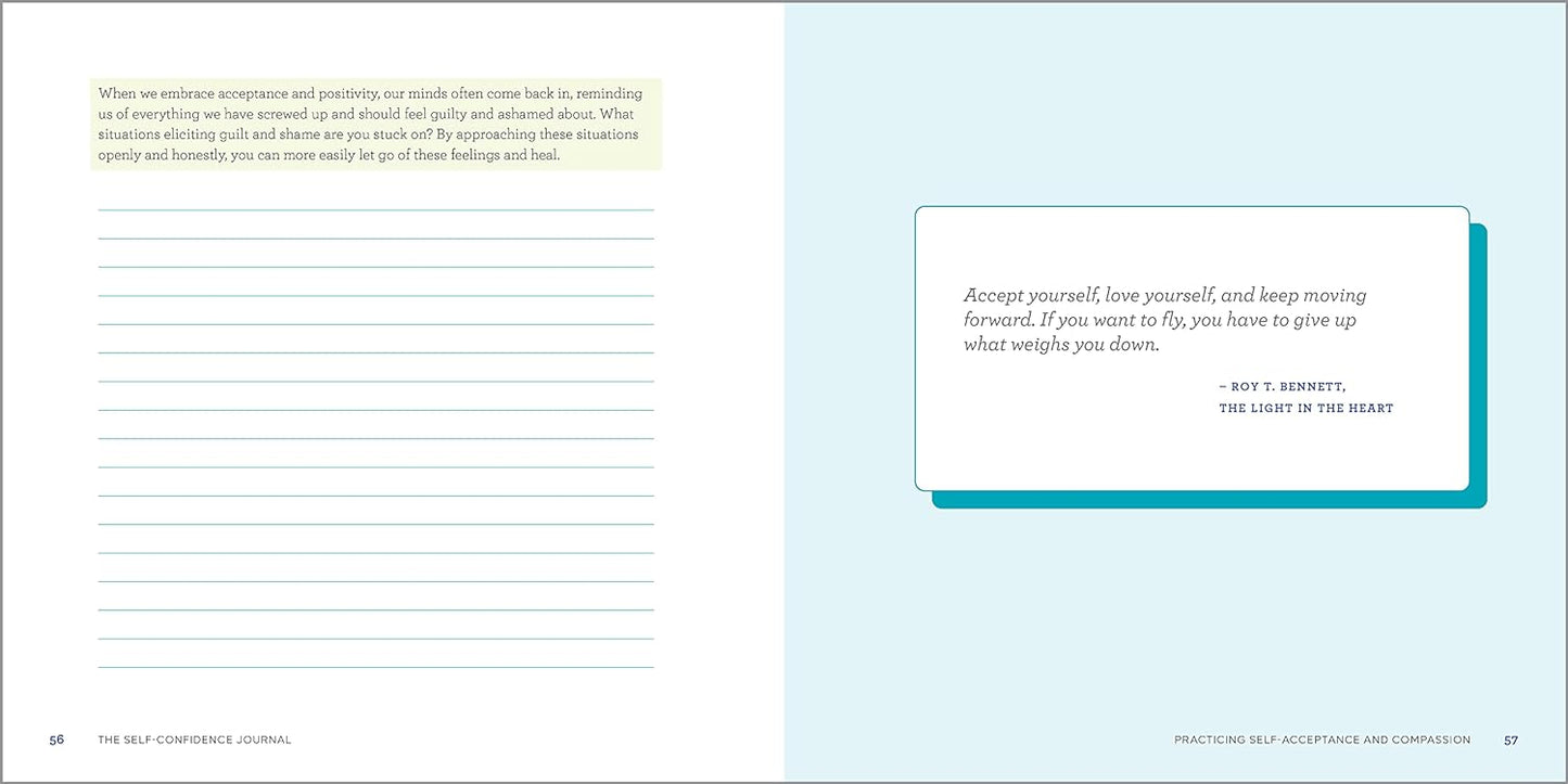 Book: The Self-Confidence Journal: Prompts and Practices to Overcome Self-Doubt and Improve Self-Esteem