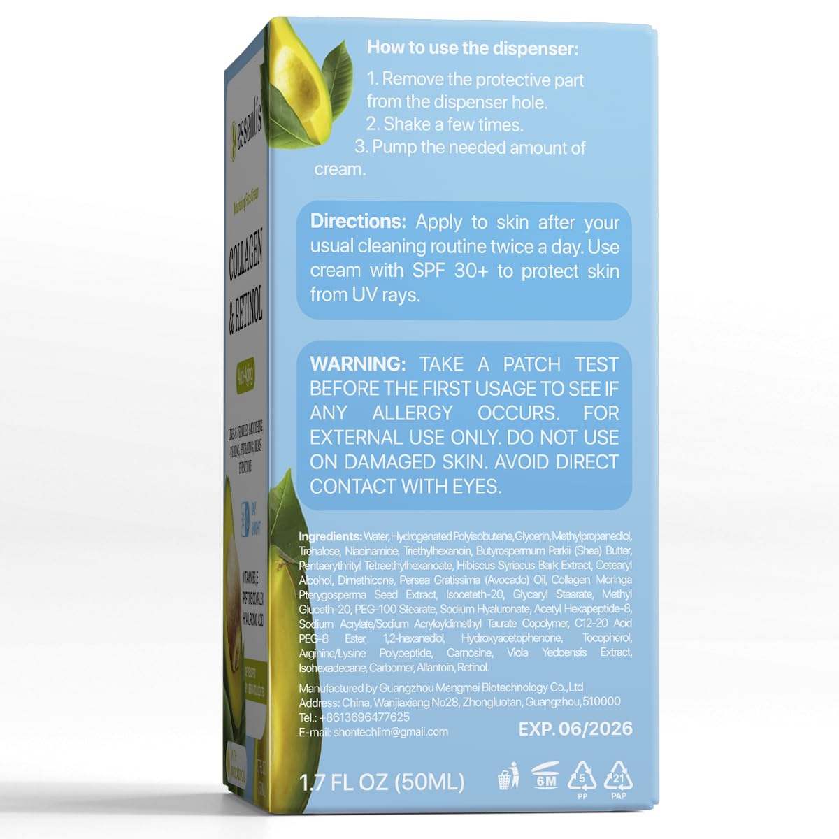 Face Cream Collagen & Retinol