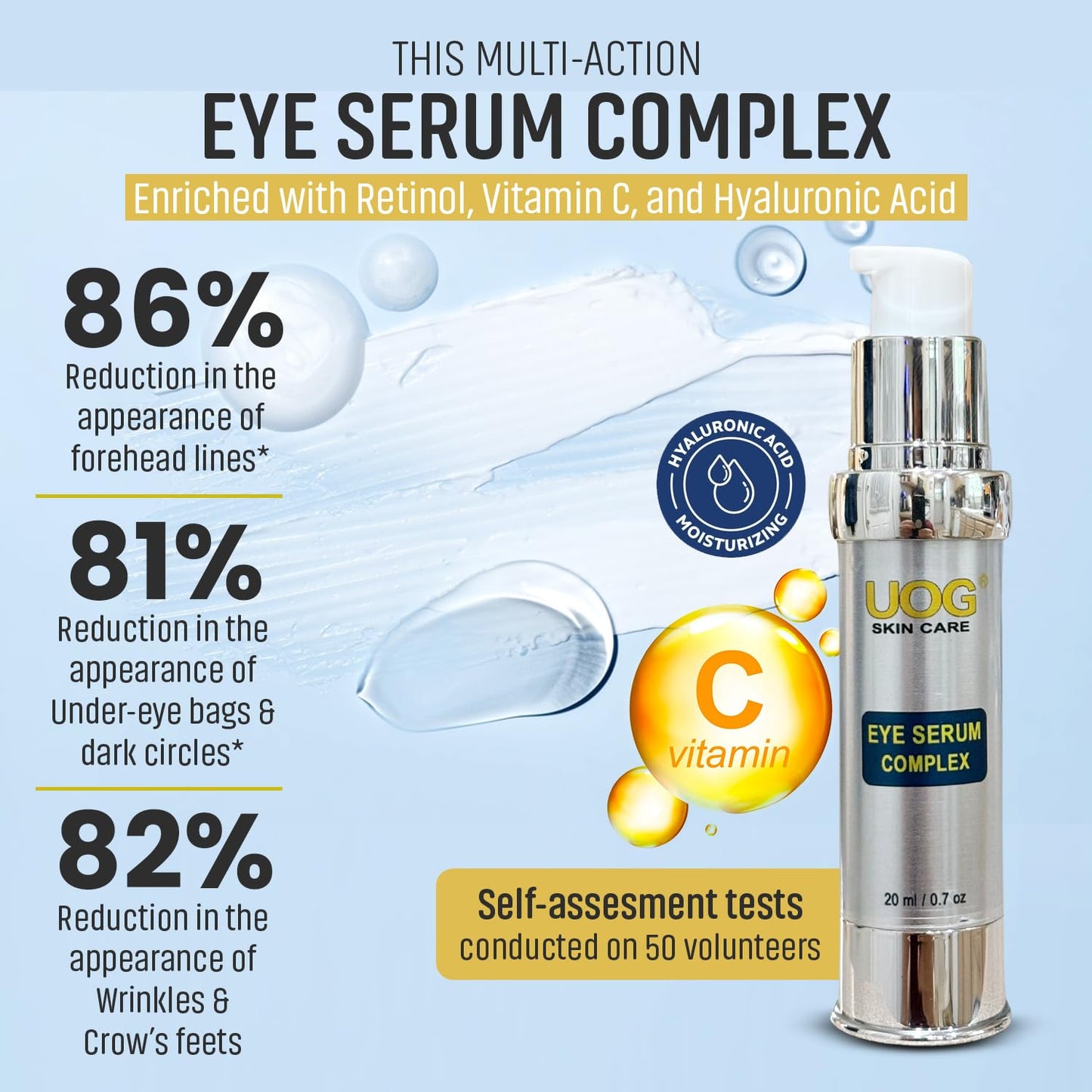 UOG Eye Serum Complex - Advanced Anti-Aging Formula